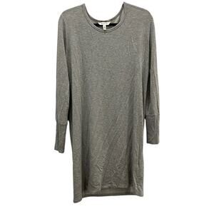 Athleta Grey Crossover Sweatshirt Dress Size Small